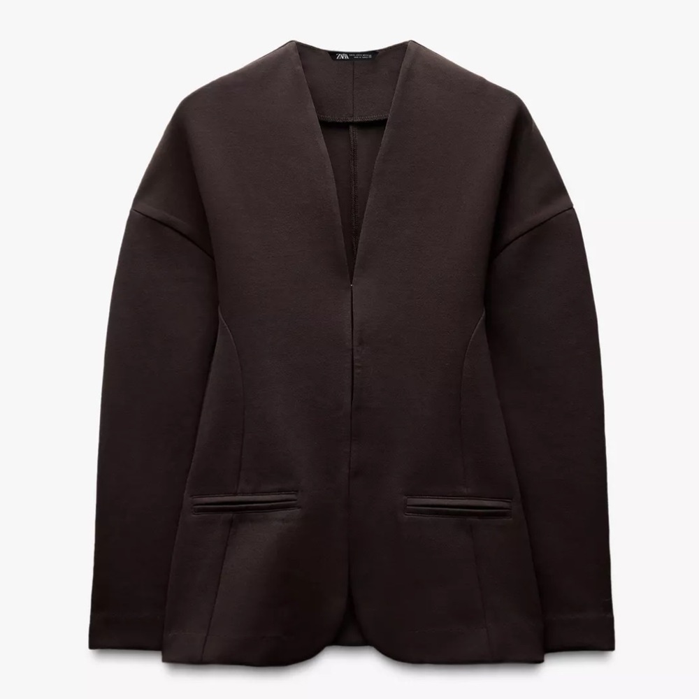 Zara Women’s Brown Blazer Jacket